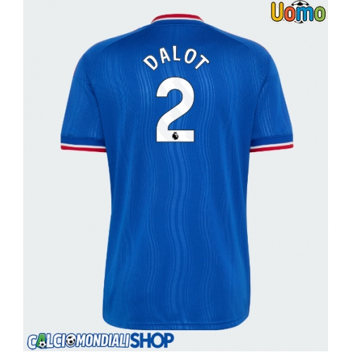 Maglie da calcio Manchester United Diogo Dalot #2 Seconda Maglia 2026-27 Manica Corta